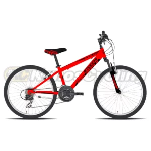 Bicicletta STUCCHI Range Enjoy MTB 24" 18v Rosso Nero Lucido S610