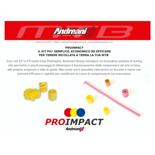 Kit ProImpact ANDREANI FT1 per forcella DH con valigetta - immagine 6