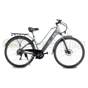 Bicicletta elettrica EMG Queen 28" Disco Grigio