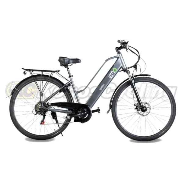 Bicicletta elettrica EMG Queen 28" Disco Grigio