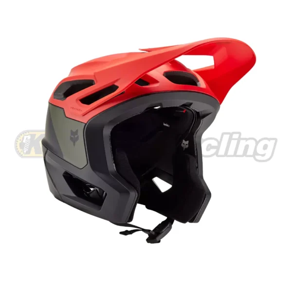 Casco FOX RACING Dropframe Pro Arancione Fiamma