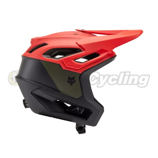 Casco FOX RACING Dropframe Pro Arancione Fiamma - immagine 3