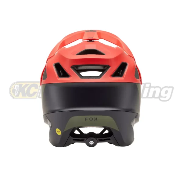 Casco FOX RACING Dropframe Pro Arancione Fiamma - immagine 6